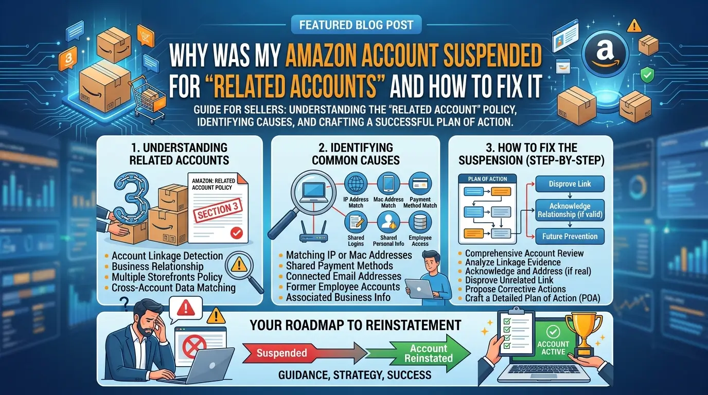 Why Was My Amazon Account Suspended for "Related Accounts" and How to Fix It